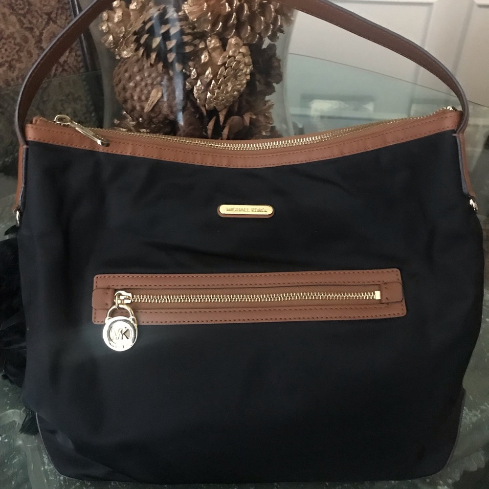 Black nylon Michael Kors purse